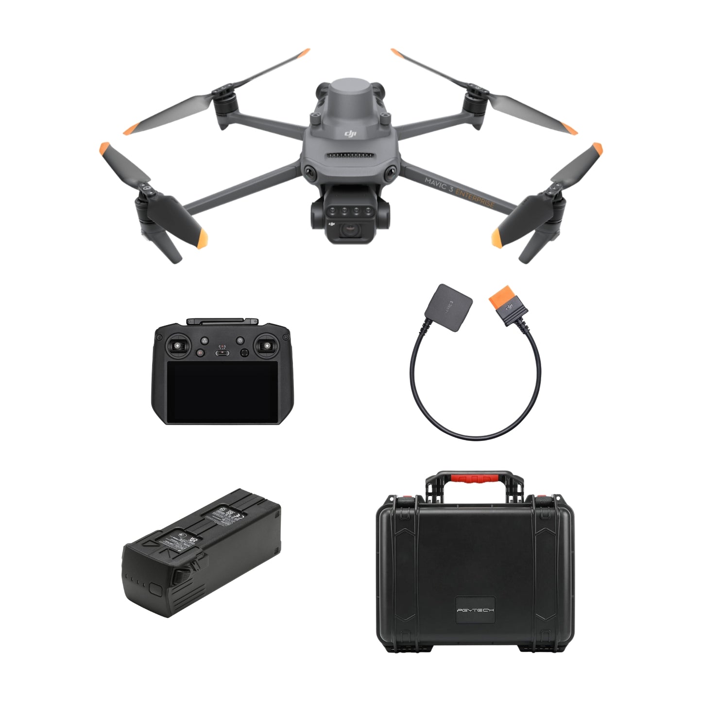 Mavic 3 Multispectral Combo + Remote + Battery + Carry Case + Charging Adaptor Cable