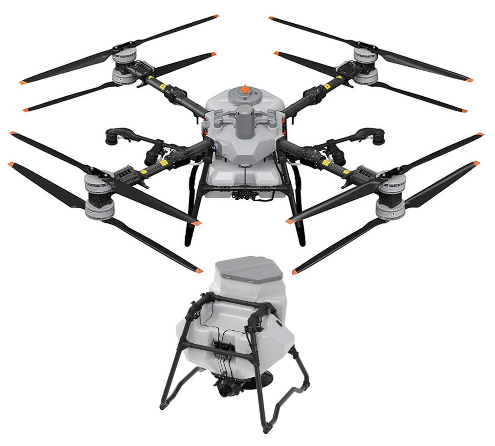 DJI Agras T100 & DJI 150l Spreader
